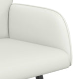 2 Seater Sofa with Metal Legs 2-Seater White Faux Leather 42051015