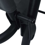 Folding Chairs 2 pcs Texilene Grey 47922