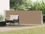 Retractable Side Awning Taupe 600 x 117 cm Polyester 42035360