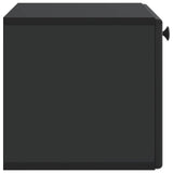 Wall-Mounted TV Cabinet 59.5 x 31 x 30 cm Black Engineered Wood 899216