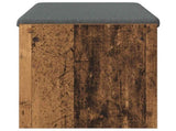 Hall Bench with Cushion Old Wood 103 x 38 x 40 cm 891566