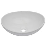 ZNTS Two Piece Bathroom Furniture Set Ceramic White 279339