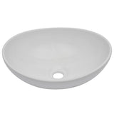 ZNTS Two Piece Bathroom Furniture Set Ceramic White 279339