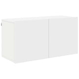 5 Piece TV Wall Units White Engineered Wood 3216464
