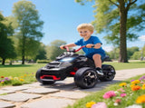 12V Kids Electric Ride On Car with 3 Wheeler, MP3 Player, Horn, 2 Speeds, LED Lights for Boys & T3398P422429
