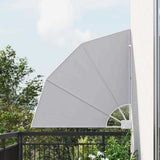 Balcony Privacy Screen 115 x 115 cm Polyester Grey 42000941