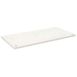 Desk Top White 100x50x2.5 cm Solid Wood Pine 824456