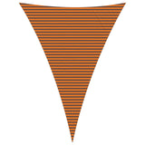 Sun Shade Sail Orange and Brown 5 x 7 x 7 m 42031153