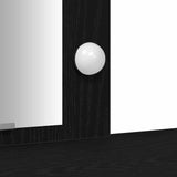Dressing Table Black 102 x 33 x 135 cm Engineered Wood 865182