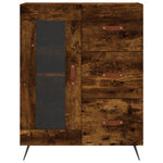 Highboard Smoked Oak 69.5x34x180 cm Engineered Wood 3199918