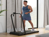2.5HP Walking Pad, 1-6km/h Folding Treadmill with Remote Control and LED Display for Home Gym T3398P349175