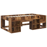 Kids'Bed Frame with Storage Old Wood 90 x 190 cm 3422633