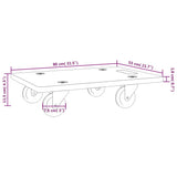 Transport Trolleys 2 pcs Rectangular 80x55x11.5 cm 154891