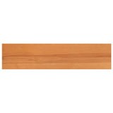 Window Sills 2 pcs Light Brown 110 x 30 x 2 cm Solid Beech Wood 42048195