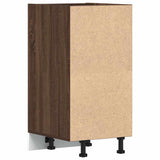 Bottom Cabinet Riga Brown Oak 40x44.5x81.5 cm Engineered Wood 854208