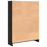 Bookshelf Black Oak 80 x 24 x 109 cm Engineered Wood 875016