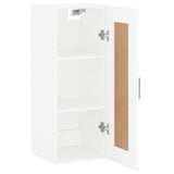 Wall Mounted Cabinet White 34.5x34x90 cm Engineered Wood 830508