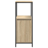 Bathroom Cabinet with Shelves Sonoma Oak 36x35x95 cm 861913