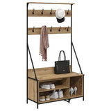 Clothes Rack Artisan Oak 100 x 41 x 184 cm Engineered Wood 882890