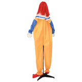 Halloween Scary Clown SPOOKA Yellow and Blue 126.5 x 180 cm 42048673