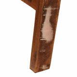 Dressing Table Brown 90 x 76 x 45 cm Solid Reclaim Wood 4104566