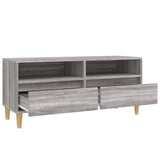 TV Cabinet Grey Sonoma 100x34.5x44.5 cm Engineered Wood 831899