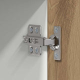 Hanging Cabinet Artisan Oak and White 50 x 31 x 100 cm 884353