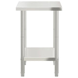 Kitchen Work Table 82.5x55x85 cm Stainless Steel 376454