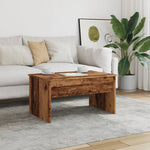 ZNTS Coffee Table Old Wood 80x50.5x41.5 cm Engineered Wood 856930