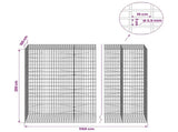 Gabion with 3.5 mm Wire and 5x10 cm Mesh 1150x100x200 cm 3462977