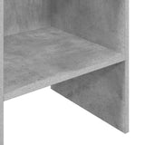 Book Cabinet Concrete Grey 40x35x180 cm Engineered Wood 803402