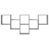 Wall Shelf Grey Sonoma 159x18x66 cm Engineered Wood 853304