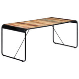 Dining Table 180x90x76 cm Solid Reclaimed Wood 247862