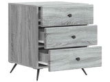 Bedside Cabinet Grey Sonoma 43 x 41 x 66.5 cm Engineered Wood 895481