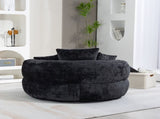 COOLMORE Lazy Sofa Durable Comfort Lounger High Back Bean Bag Chair Couch With Three Pillows for W2678P312246