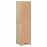 Highboard with Glass Door Sonoma Oak 35x37x142 cm 836443