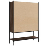 Bookcase Brown Oak 102x30x141.5 cm Engineered Wood 3214333