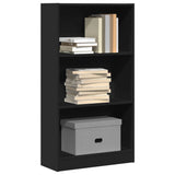 Bookcase Black 60x24x109 cm Engineered Wood 857804