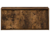 Wall-Mounted Shoe Cabinet ARNHEM 71 x 17 x 43 cm Smoked Oak 896630