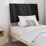 Upholstered Headboard Black 80 cm Solid Pine Wood 879311