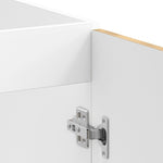 Sink Base Cabinet with Door Porto 2 pcs Brown 80 x 46 x 84.5 cm 3315030