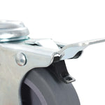 8 pcs Bolt Hole Swivel Casters 75 mm 277856