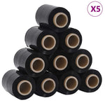 ZNTS Stretch Films 50 pcs Black 23 µm 10 cm x 150 m 4104884