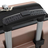 Suitcase Folding Rose gold 50 x 30 x 76 cm ABS Plastic 42006240