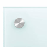 Kitchen Backsplash Milk 90x60 cm Tempered Glass 249459