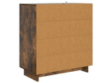Sideboard Smoked Oak 66 x 34.5 x 95 cm Engineered Wood 893980