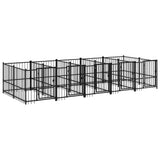 Outdoor Dog Kennel Steel 9.38 m 3124582