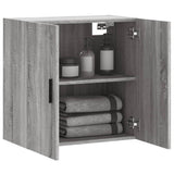 Wall Cabinet Grey Sonoma 60x31x60 cm Engineered Wood 829986