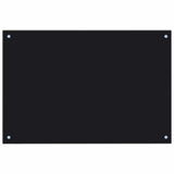 Kitchen Backsplash 2 pcs Black 90 x 50 cm Tempered Glass 3415438