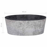 Sink Black 40x15 cm Marble 149178